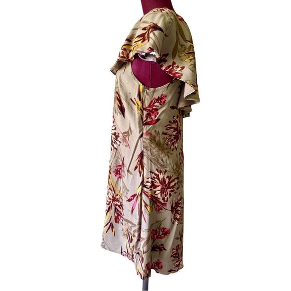 Astr The Label One Shoulder Mini Dress Multi Island Floral size L - Picture 9 of 10